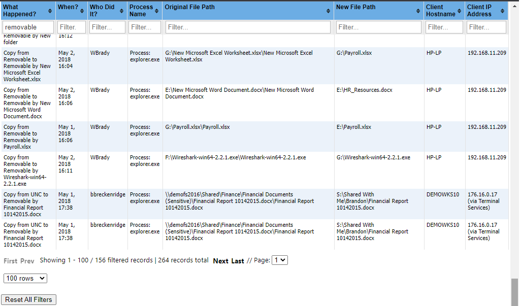 screenshot of CPTRAX for Windows